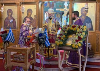 Τιμήθηκε στην αγία Μαρίνα Ηλιουπόλεως ο μεγάλος άγιος, μικρός Γαβριήλ