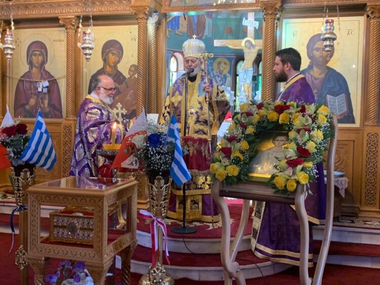 Τιμήθηκε στην αγία Μαρίνα Ηλιουπόλεως ο μεγάλος άγιος, μικρός Γαβριήλ