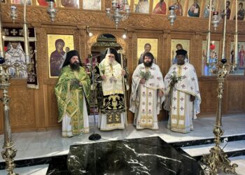 Η Κυριακή των Βαΐων στον Ι. Ν. Αγίου Ιωάννου Χρυσοστόμου στην Πάνω Λακατάμεια