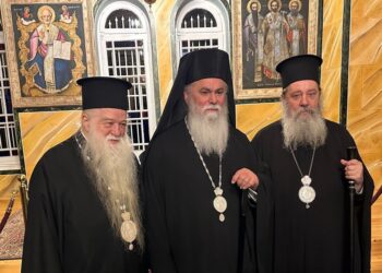 O τελευταίος Κατανυκτικός Εσπερινός στο Ιερό Προσκύνημα της Παναγίας της Τρυπητής