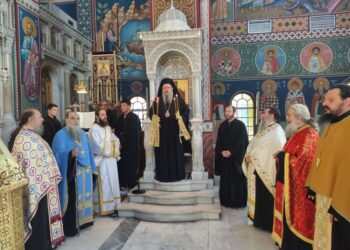 Ο Κατανυκτικός Εσπερινός Της Δ’ Κυριακής Των Νηστειών Στον Άγιο Αχίλλιο Λαρίσης