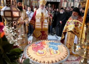 O ΜΗΤΡΟΠΟΛΙΤΗΣ ΚΕΡΚΥΡΑΣ ΣΤΟ ΑΓΙΟΝ ΟΡΟΣ