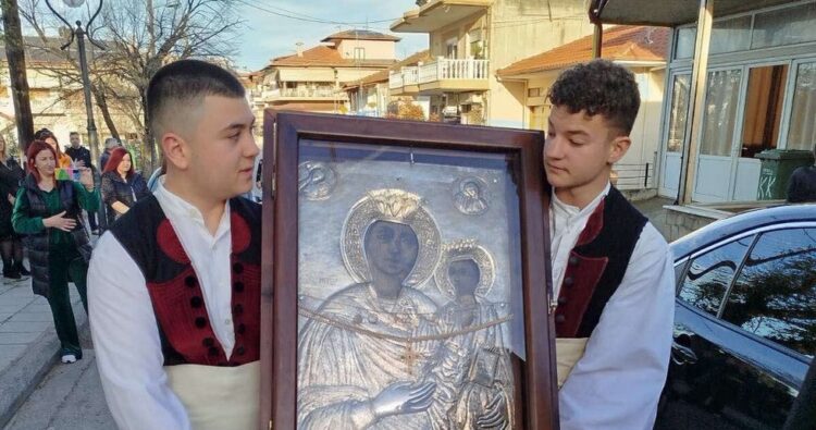 Λιτανεία και Παράκληση για την κατάσβεση της πυρκαγιάς στα Πιέρια Όρη