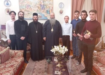 Επίσκεψη φοιτητών της Θεολογικής Σχολής Ιασίου Ρουμανίας στον Μητροπολίτη Κίτρους