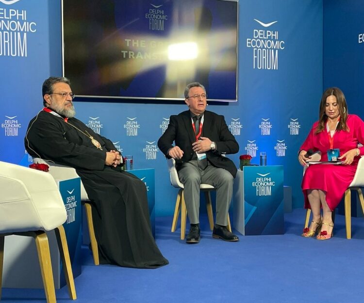 Ο Μεσσηνίας Χρυσόστομος στο 9o Delphi Economic Forum