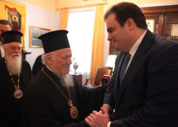 Συνάντηση Οικ. Πατριάρχη με τον Υπουργό Παιδείας και Θρησκευμάτων