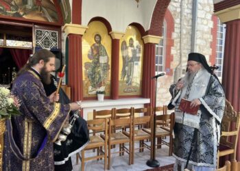 Προηγιασμένη Θεία Λειτουργία στον Ι. Ν. Αγίου Γεωργίου Τυρνάβου