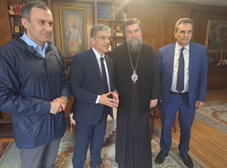 Επίσκεψη  του υποψηφίου Ευρωβουλευτή κ. Αυτιά  στον Μητροπολίτη Σερρών