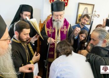 Κουρά Μοναχού Στην Ι.Μ. Οσίου Θωμά Εν Μαλεώ