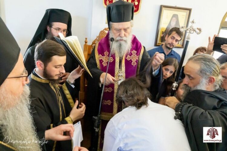 Κουρά Μοναχού Στην Ι.Μ. Οσίου Θωμά Εν Μαλεώ