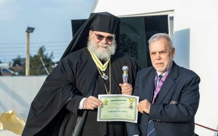 Το Σώμα Προσκόπων Κύπρου τίμησε τον Μητροπολίτη Ταμασού και Ορεινής