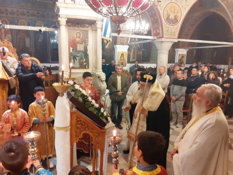 Η Δ’ Στάση των Χαιρετισμών στο Φιλότι της Νάξου