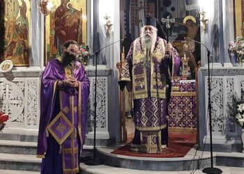 Προηγιασμένη Θεία Λειτουργία στην Μάρπησσα της Πάρου