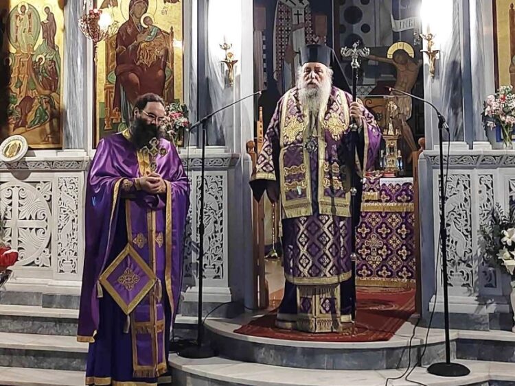 Προηγιασμένη Θεία Λειτουργία στην Μάρπησσα της Πάρου