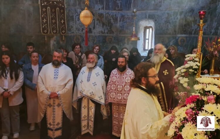 Πανηγυρικός Αρχιερατικός Εσπερινός για την Ζωοδόχο Πηγή στην Ι.Μ. Γόλας