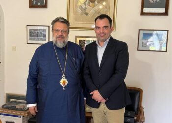 Στον Μητροπολίτη Μεσσηνίας ο υποψήφιος Ευρωβουλευτής Ιωάννης Πάζιος