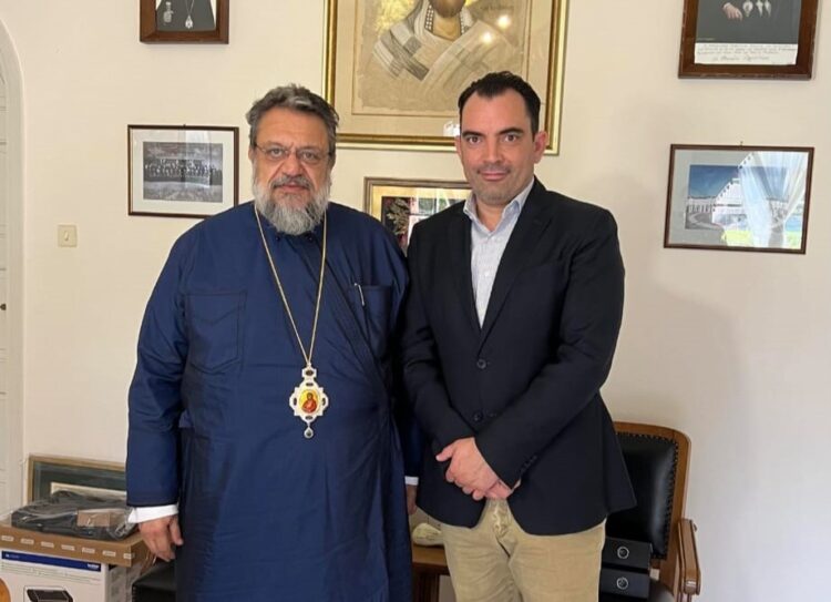 Στον Μητροπολίτη Μεσσηνίας ο υποψήφιος Ευρωβουλευτής Ιωάννης Πάζιος
