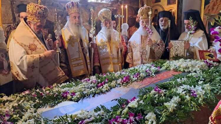 Η εορτή του Αγίου Οσιομάρτυρος Εφραίμ του νέου στην Ιερά Μονή του