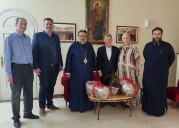 Επίσκεψη Αντιπεριφερειαρχών στον Μητροπολίτη Μεσσηνίας