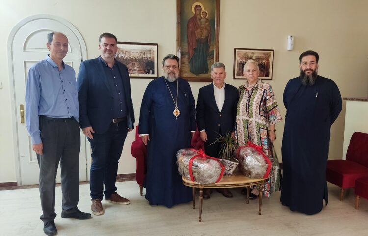 Επίσκεψη Αντιπεριφερειαρχών στον Μητροπολίτη Μεσσηνίας