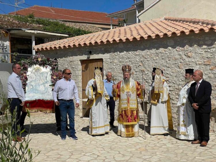 Η εορτή της μνήμης του Αγίου ενδόξου Μεγαλομάρτυρος Γεωργίου του Τροπαιοφόρου στο Σπαρτοχώρι Μεγανησίου