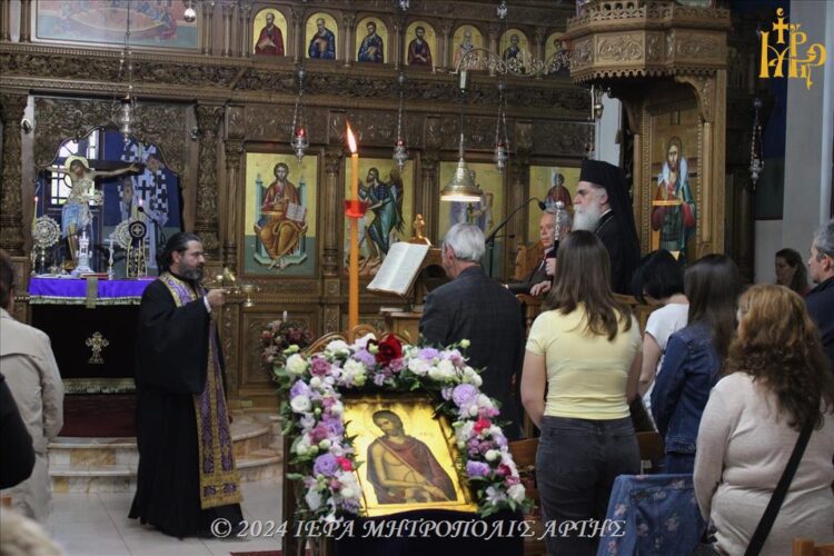 Μεγάλη Τρίτη εσπέρας στην Μητρόπολη Άρτης