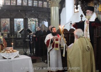 Εορτασμός Οσίων Αυταδέλφων Θεοχάρους και Αποστόλου στην Άρτα