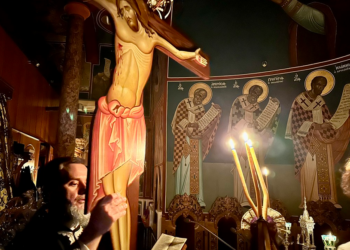 Η Ακολουθία των Παθών του Κυρίου στον Μητροπολιτικό Ιερό του Αγίου Νικολάου Ελευθερουπόλεως