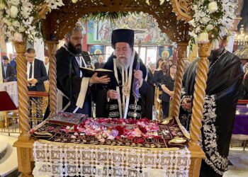 Η Αποκαθήλωση του Κυρίου στον Ιερό Ναό του Αγίου Ελευθερίου Ελευθερουπόλεως