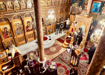 Μεγάλη Τρίτη εσπέρας στον Μητροπολιτικό Ιερό Ναό Αγίου Νικολάου Ελευθερουπόλεως