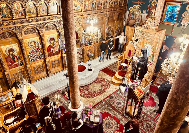 Μεγάλη Τρίτη εσπέρας στον Μητροπολιτικό Ιερό Ναό Αγίου Νικολάου Ελευθερουπόλεως