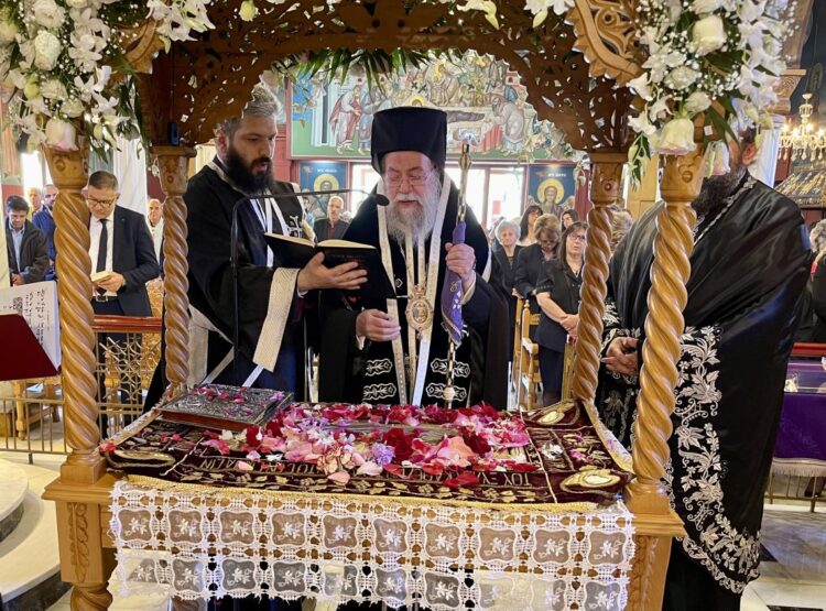 Η Αποκαθήλωση του Κυρίου στον Ιερό Ναό του Αγίου Ελευθερίου Ελευθερουπόλεως