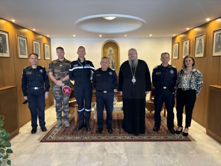 Επίσκεψη των επικεφαλής της επιχείρησης EUNAFOR ASPIDES στον Μητρ. Λαρίσης