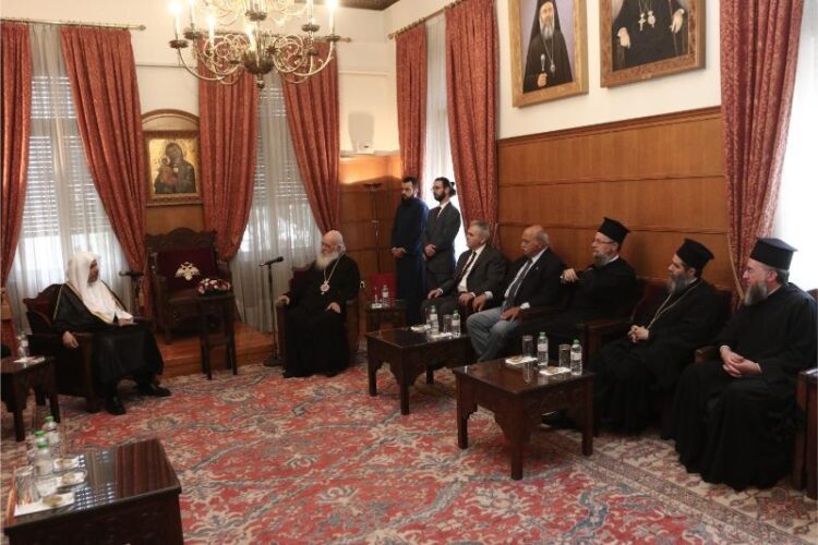 Συνάντηση Αρχιεπισκόπου με τον Γενικό Γραμματέα της Παγκόσμιας Μουσουλμανικής Λίγκας