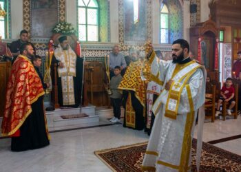 Ο εσπερινός του Αγίου Γεωργίου στην Ιερά Μητρόπολη Μεσσηνίας