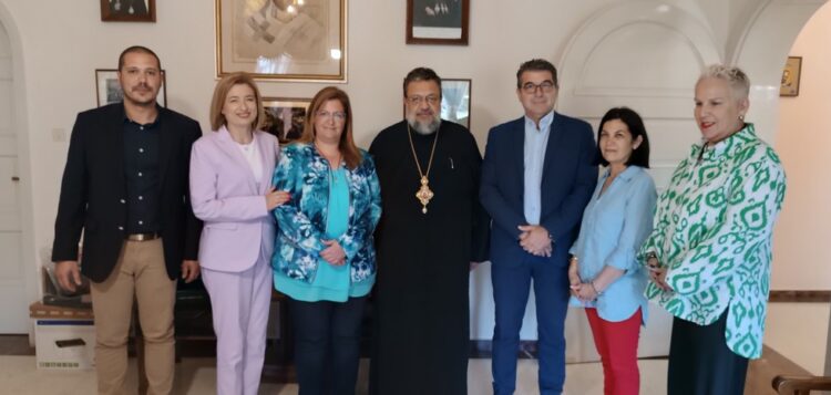 Στον Μητροπολίτη Μεσσηνίας η υποψήφια Ευρωβουλευτής Λυδία-Αντωνία Τρακατέλλη