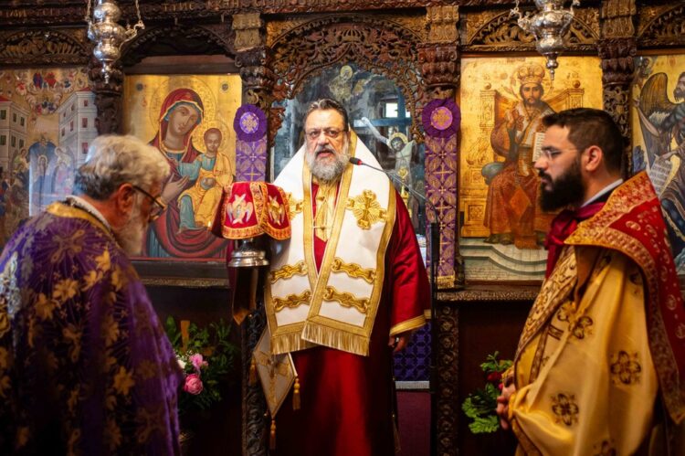 Η Θεία Λειτουργία της Μεγάλης Πέμπτης στην Ιερά Μονή Δημιόβης