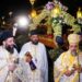 Πλήθος πιστών στην Ακολουθία του Επιταφίου στην Καλαμάτα