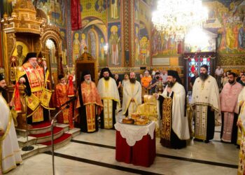 Ο Εσπερινός της Συνάξεως των εν Μεσσηνία διαλαμψάντων Αγίων