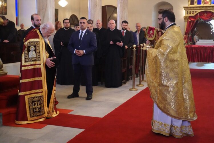 Ο Οικουμενικός Πατριάρχης στον πανηγυρίζοντα Ι. Ναό Αγίων Κωνσταντίνου και Ελένης Υψωμαθείων