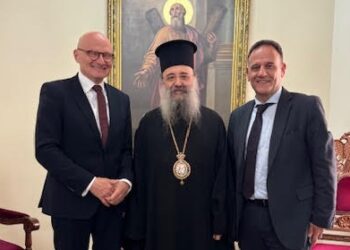 Ὁ Πρέσβυς τῆς Γερμανίας στόν Μητροπολίτη Πατρῶν