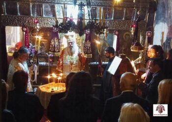 Σε κατανυκτικό κλίμα η πανήγυρη στην Ι.Μ. Ζωοδόχου Πηγής Καστρίου