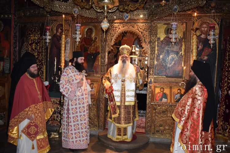 Αρχιερατική Θεία Λειτουργία Μεγάλης Πέμπτης στα Μετέωρα