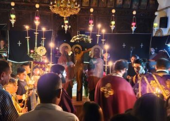 Η ακολουθία των Αγίων και Αχράντων Παθών στην Ι. Μ. Ταμασού