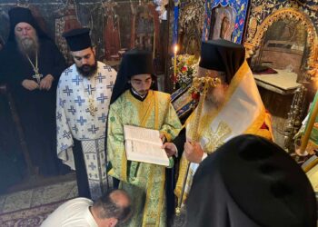 Νέος Μοναχός στην Ιερά Μονή Παναγίας Πελεκητής