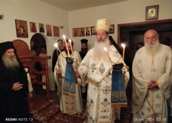 Ο Μητρ. Φθιώτιδος στην Σκήτη της Αγίας Μαρίας Μαγδαληνής στην Λητή