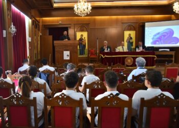 ΕΚΔΗΛΩΣΗ ΜΝΗΜΗΣ ΑΦΙΕΡΩΜΕΝΗ ΣΤΟΝ ΜΑΚΑΡΙΣΤΟ  ΑΡΧΟΝΤΑ ΠΡΩΤΟΨΑΛΤΗ  ΤΗΣ ΑΓΙΩΤΑΤΗΣ ΑΡΧΙΕΠΙΣΚΟΠΗΣ ΚΩΝΣΤΑΝΤΙΝΟΥΠΟΛΕΩΣ ΛΥΚΟΥΡΓΟ ΑΓΓΕΛΟΠΟΥΛΟ