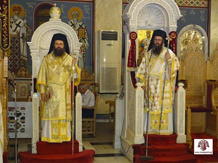 Aγρυπνία για την Απόδοση του Πάσχα στον Ι.Ν. Οσίου Νίκωνος Σπάρτης