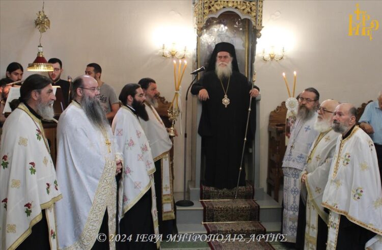 Εόρτιος Εσπερινός Αγίου Λουκά του Ιατρού στην Άρτα