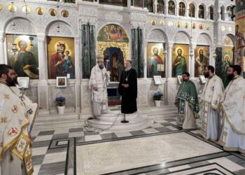 Ο ΜΗΤΡΟΠΟΛΙΤΗΣ ΣΕΡΡΩΝ ΣΤΟ ΙΕΡΟ ΠΡΟΣΚΥΝΗΜΑ ΤΟΥ ΟΣΙΟΥ ΙΩΑΝΝΟΥ ΤΟΥ ΡΩΣΣΟΥ